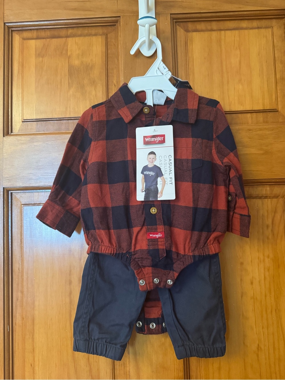Wrangler Baby Boy 3–6 Months Outfit Set – New with Tags